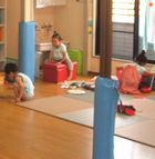 ここでお晝寢もします。